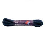 Woskowane okrągłe sznurowadła granatowe