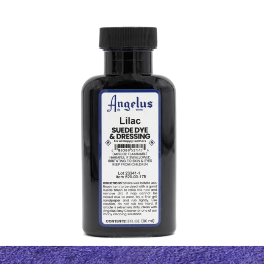 Liliowy barwnik do zamszu i nubuku, którym nie tylko odnowisz kolor swoich butów, ale i zmienisz ich odcień z jasnego na ciemniejszy