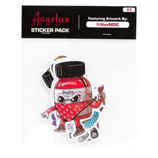 ANGELUS Stickers by Alex MDC#3 kpl 7szt / Wlepki dla Customizerów