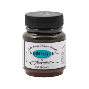 JACQUARD Neopaque Paint 2.25oz #592 BROWN / BRĄZOWA mocnokryjąca farba akrylowa do ubrań, butów i rękodzieła