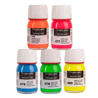 TARRAGO SNEAKERS Paint Set 21 Fluor Colors 3x25ml / Zestaw farb akrylowych UV do customizacji Sneakersów i odzieży