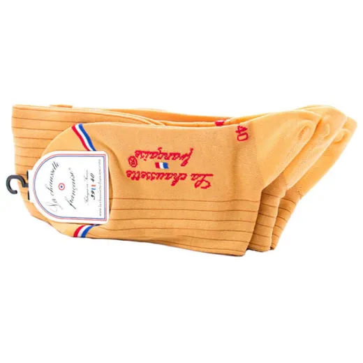 LCF Men Knee Socks INVALIDES Ocre / Luksusowe podkolanówki