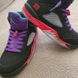 fioletowe sznurowadła płaskie Lace Lab. Sznurówki do customizacji sneakersów Jordan, Nike, Vans, Adidas