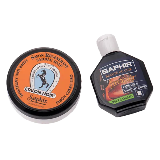 SAPHIR BDC Set 9 Color Renovation / Koloryzujący zestaw do renowacji skór na rysy, zadrapania, odbarwienia