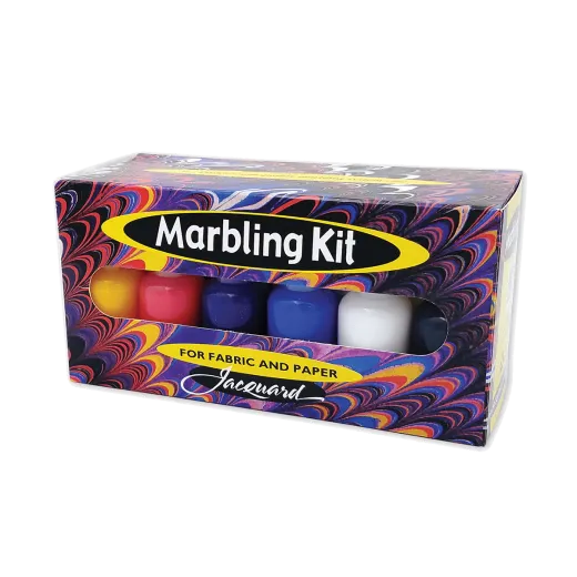 Zestaw do marmurkowania papieru , do tworzenia własnych wzorzystych tkanin,