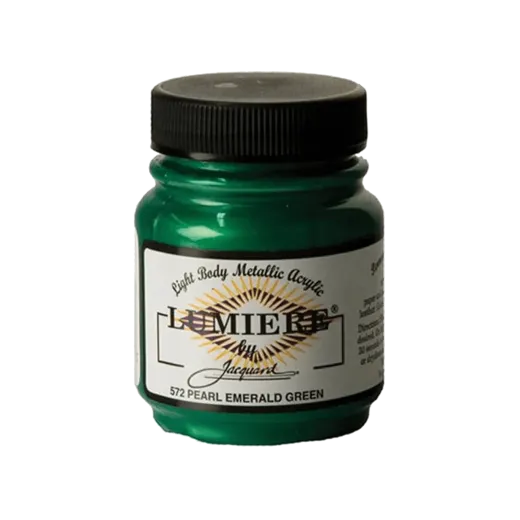 Szmaragdowa perłowa Farba akrylowa do customizacji sneakersów, odzieży i akcesoriów