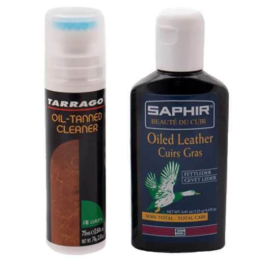 zestaw do czyszczenia, pielęgnacji i konserwacji skórzanej odzieży, mebli oraz galanterii skórzanej