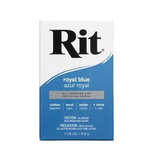 RIT DYE All-Purpose Powder Dye 1.125oz ROYAL BLUE / NIEBIESKI uniwersalny barwnik w proszku do tkanin i innych powierzchni