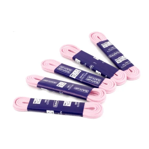 Wytrzymałe różowe sznurowadła okrągłe woskowane