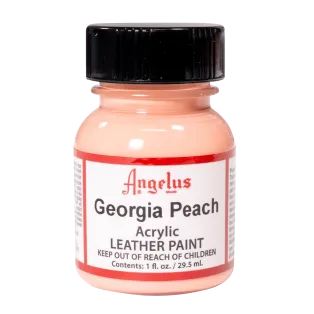 ANGELUS Acrylic Leather Paint Standard 1oz #266 GEORGIA PEACH / BRZOSKWINIOWA farba akrylowa do malowania Sneakersów i Jeansu