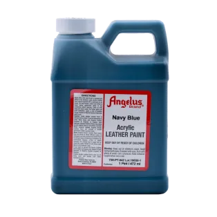 ANGELUS Acrylic Leather Paint 1-Pint #042 NAVY BLUE / GRANATOWA farba akrylowa do malowania Sneakersów i Jeansu