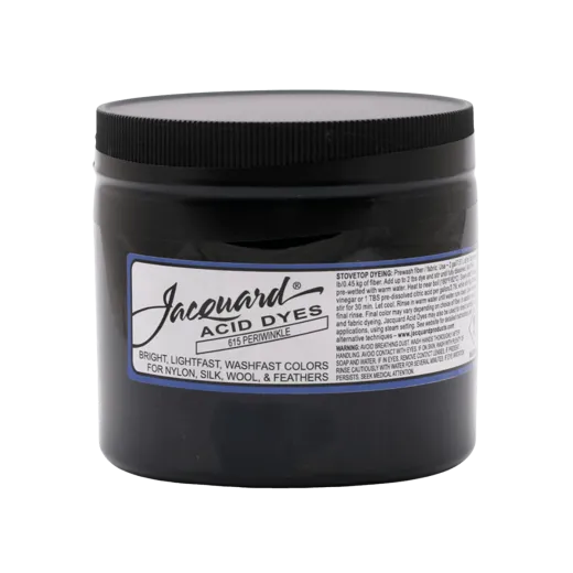 JACQUARD Acid Dye 8oz #615 PERIWINKLE / BARWINEK barwnik kwasowy do wełny, jedwabiu i piór