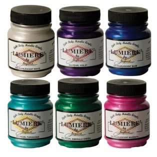JACQUARD Lumiere Pearlescent Paint 2.25oz / Perłowe farby akrylowe do rękodzieła