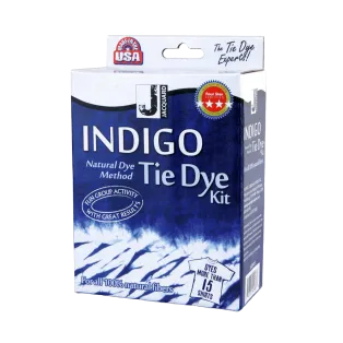 JACQUARD Indigo Tie Dye Kit / Zestaw do farbowania tkanin w odcieniach koloru niebieskiego