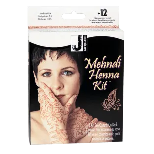 JACQUARD Mehndi Henna Kit / Zestaw barwników do zdobienia ciała i tymczasowego tatuażu