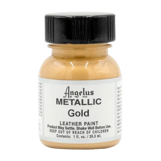 Złote metaliczne farby do butów, skór, tkanin i jeansu. Najlepsze farby do customizacji.