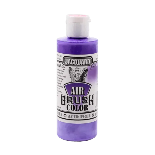 JACQUARD Airbrush Color Opaque Paint 4oz #204 VIOLET / FIOLETOWA kryjąca farba akrylowa do aerografu