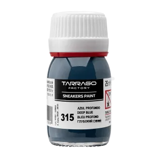 TARRAGO SNEAKERS Paint Standard Colors 25ml #315 DEEP BLUE / Głębokoniebieska farba akrylowa do personalizacji i renowacji butów oraz jeansu