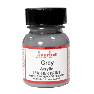ANGELUS Acrylic Leather Paint Standard 1oz #081 GREY / SZARA farba akrylowa do malowania Sneakersów i Jeansu