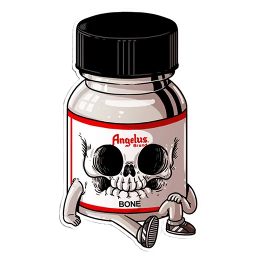 ANGELUS Sticker Bone 1szt