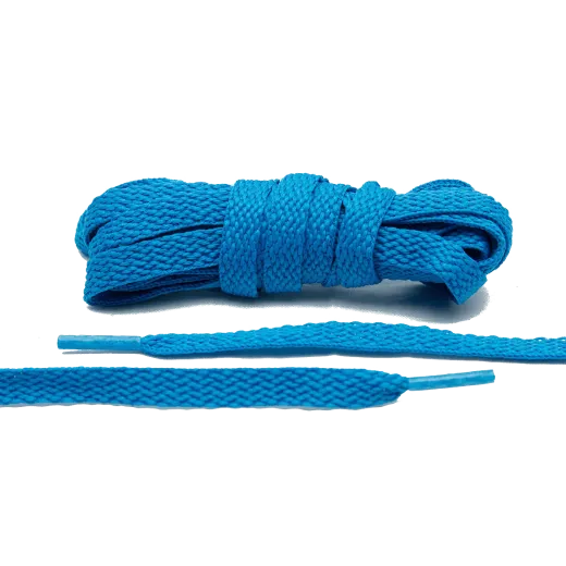 Niebieskie sznurowadła płaskie do butów Air Jordan, vans. Sznurówki do customizacji sneakersów - nike, adidas, vans Niebieskie sznurowadła płaskie do butów Air Jordan, vans. Sznurówki do customizacji sneakersów - nike, adidas, vans