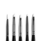 Zestaw syntetycznych pędzli do malowania butów