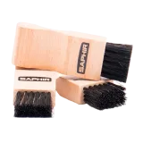 drewniana szczotka do nakładania kremu do butów