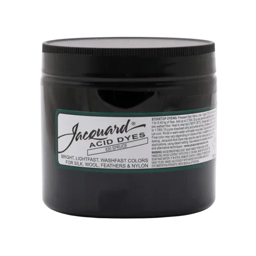 JACQUARD Acid Dye 8oz #630 SPRUCE / ŚWIERKOWY barwnik kwasowy do wełny, jedwabiu i piór