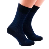 Casualowe męskie skarpety granatowo niebieskie. Skarpety do trampek i butów eleganckich.