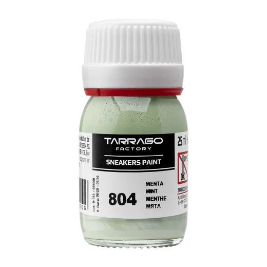 TARRAGO SNEAKERS Paint Collector Colors 25ml #804 MINT / Miętowa farba akrylowa do personalizacji butów i ubrań