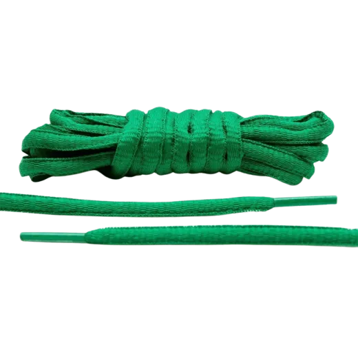 Cienkie okrągłe zielone sznurowadła , idealne do butów na trening, do biegania