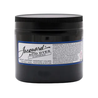 JACQUARD Acid Dye 8oz #622 SAPPHIRE BLUE / SZAFIROWY barwnik kwasowy do wełny, jedwabiu i piór