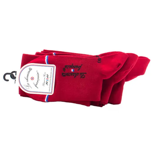 LCF Men Knee Socks RIVOLI Rouge / Luksusowe podkolanówki
