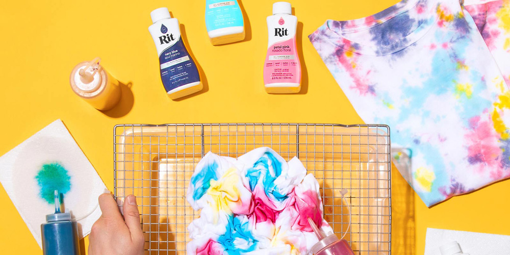 Farbowanie ubrań, koszulek, bluz, tie-dye