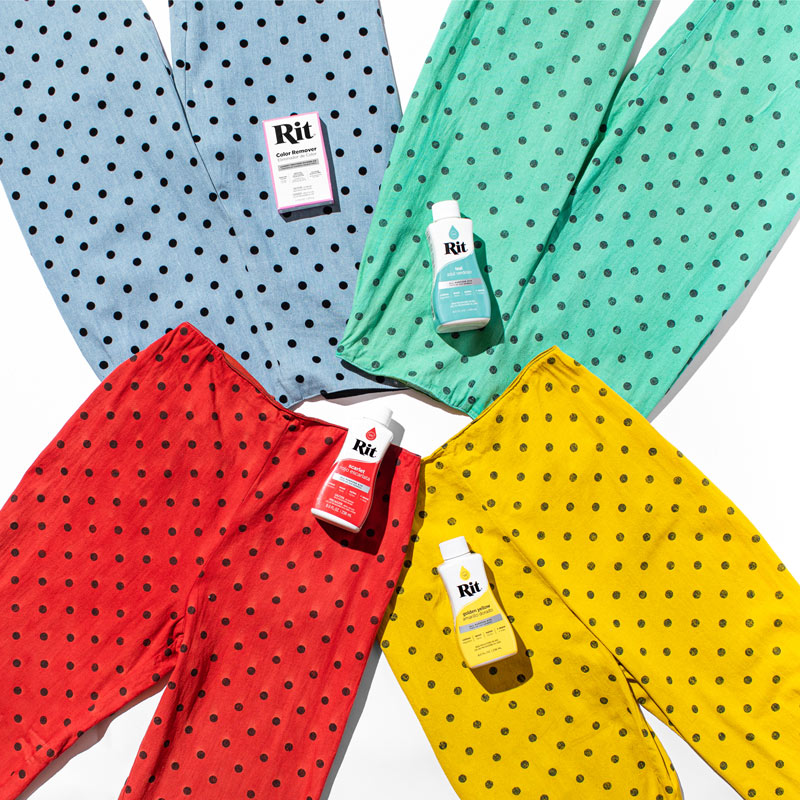 Farby, barwniki do tkanin rit dye