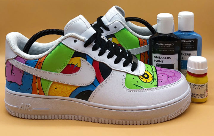 Custom Nike AF1 Daughter Birth by @obuwnik