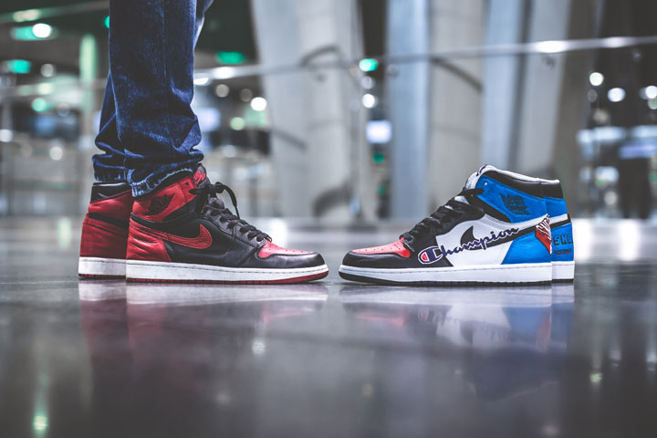 Custom Air Jordan I Champion by @sneakerboyzpl