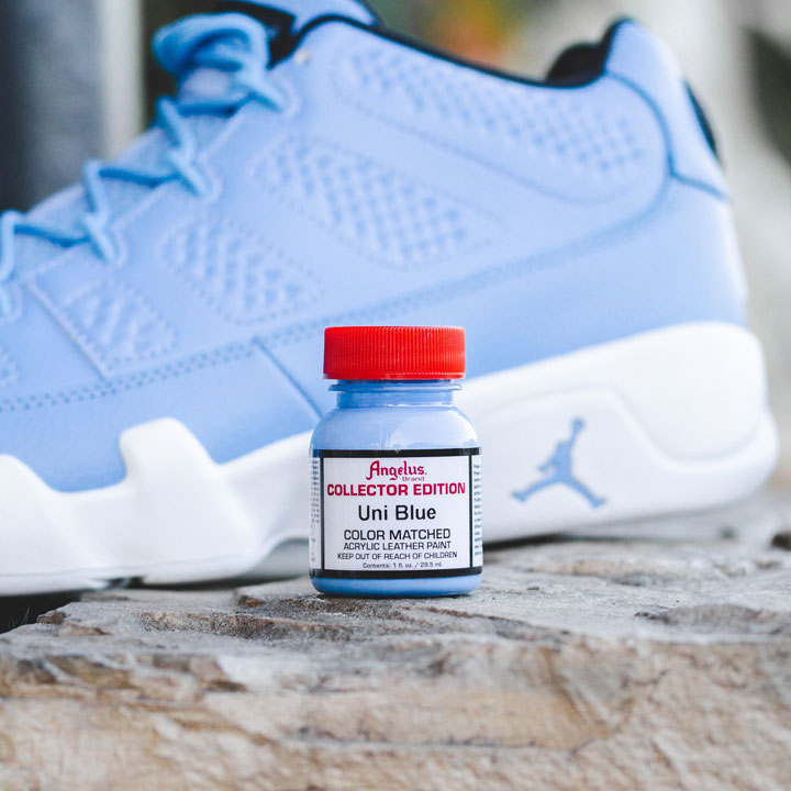 Błękitna farba do customizacji i renowacji Nike Air Jordan Angelus Uni Blue Collector Edition