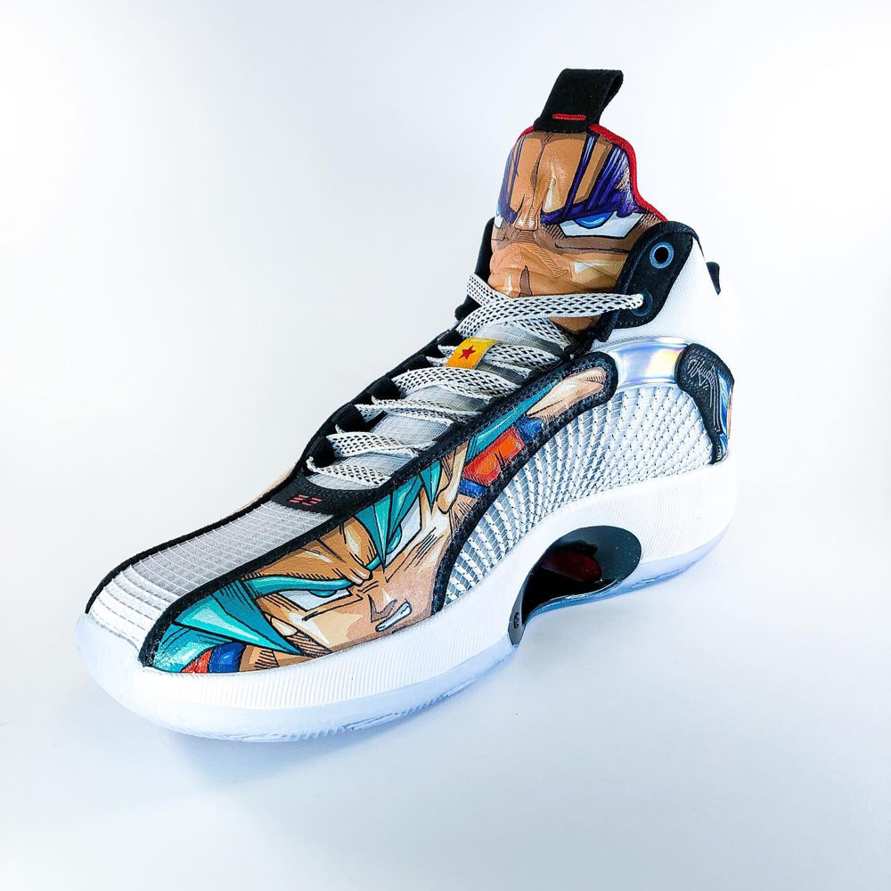 Komplet farb akrylowych do malowania butów, obuwia, kicksów, sneakersów w stylu manga, anime. Rękodzieło, ręcznie robione.