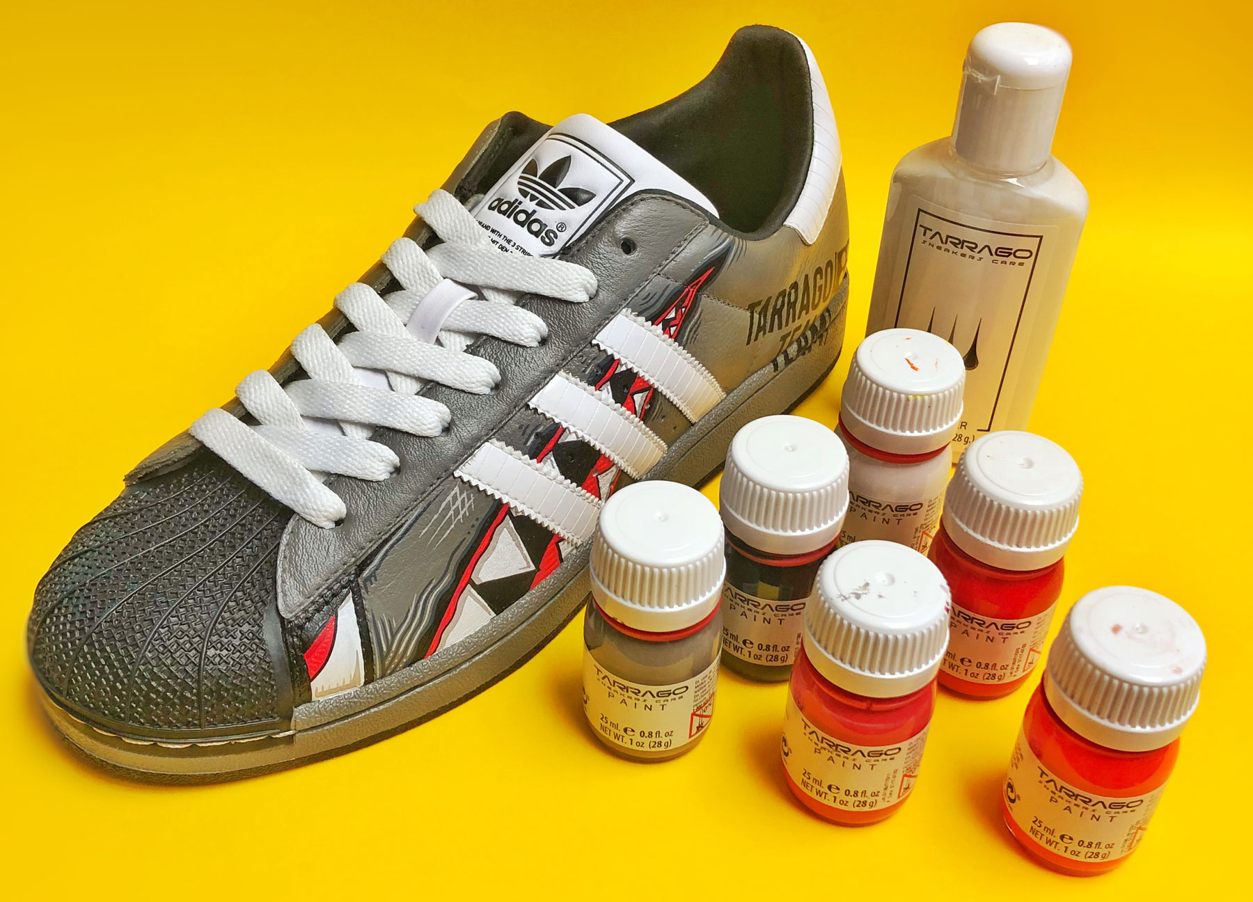 Custom Adidas Superstar Tarrago Team by @melonkicks