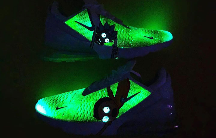 Nike Air Max 270 Custom Rick & Morty (bez światła) by @melonKicks
