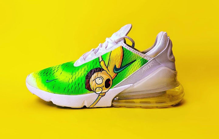 Nike Air Max 270 Custom Rick & Morty by @melonKicks