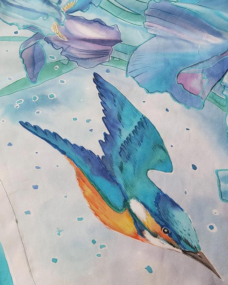 Farby do ubrań z jedwabiu