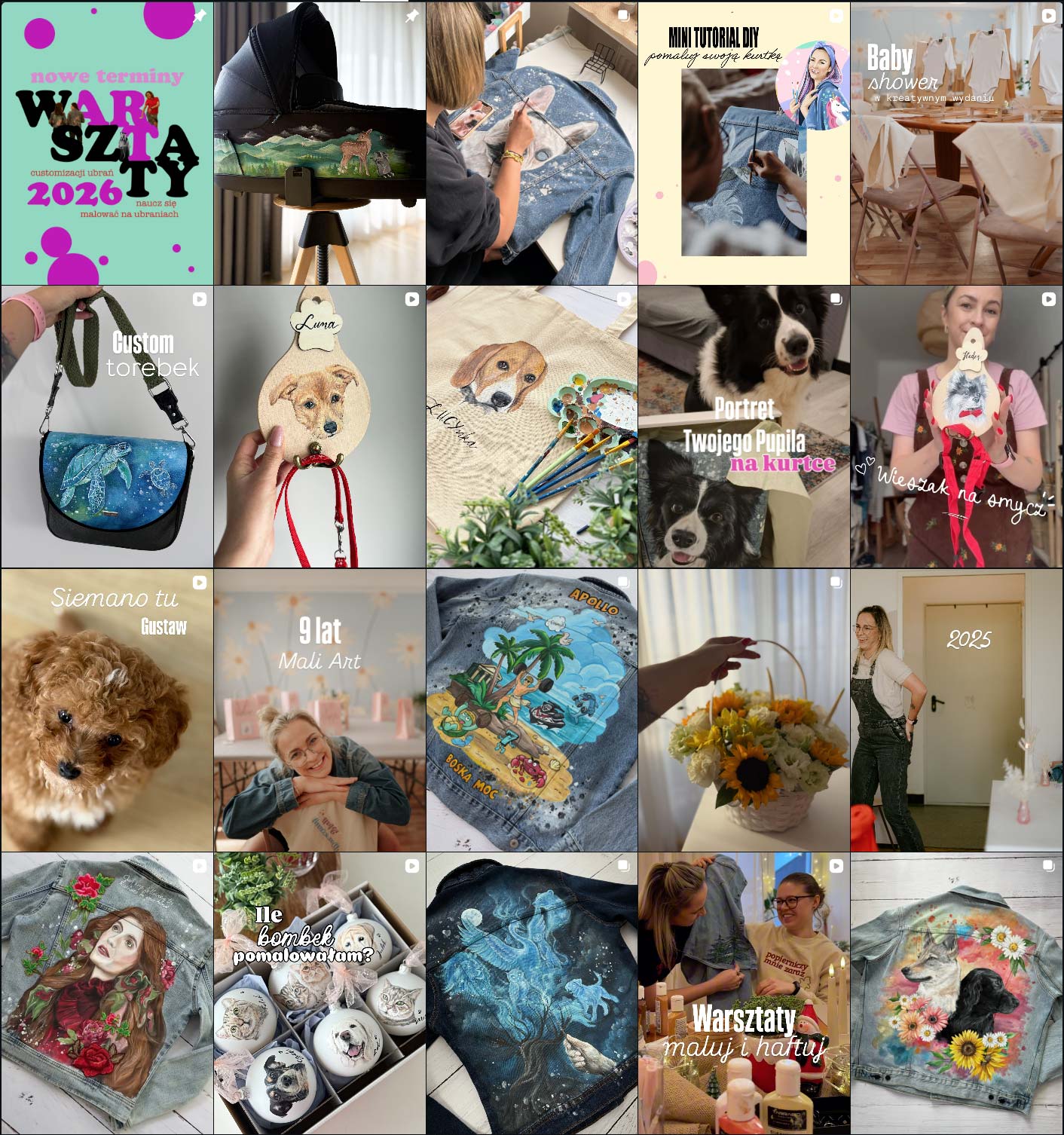 Warsztaty z malowania jeansu, torebek, ubrań