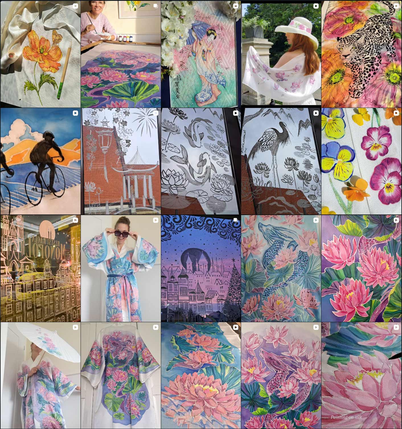 Ręcznie malowany jedwab - barwniki do tkanin, markery do ubrań